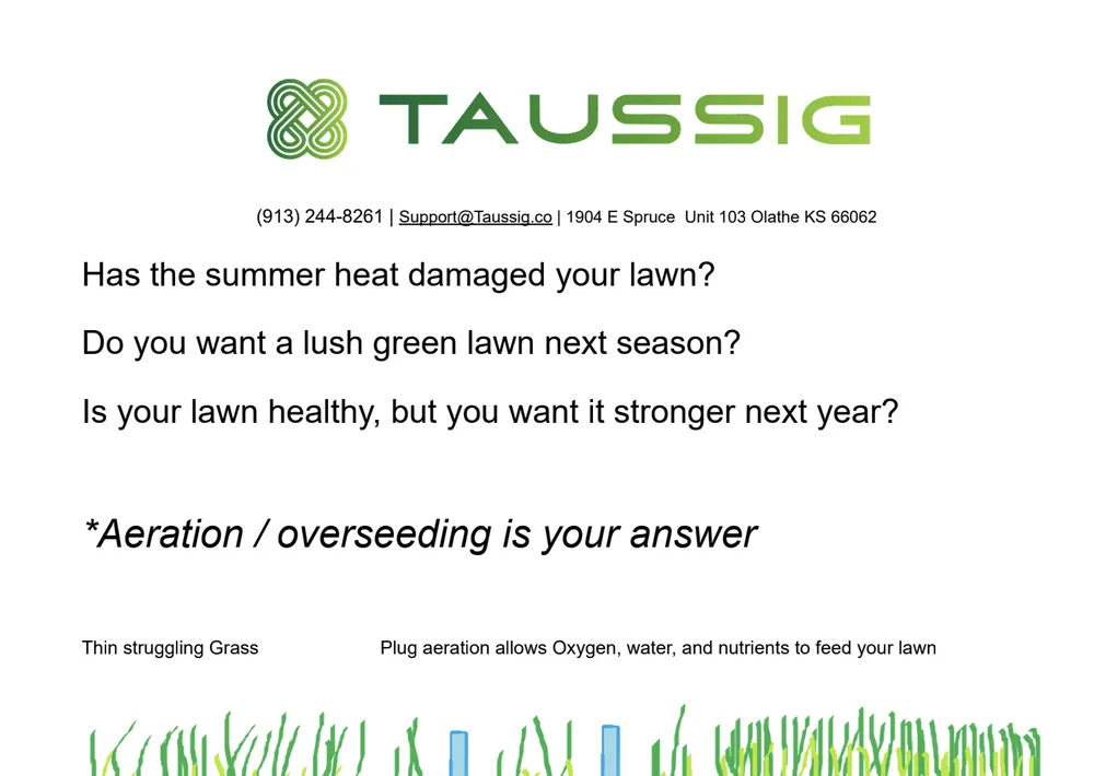 Top-rated residential landscaping in Overland Park, KS - Taussig