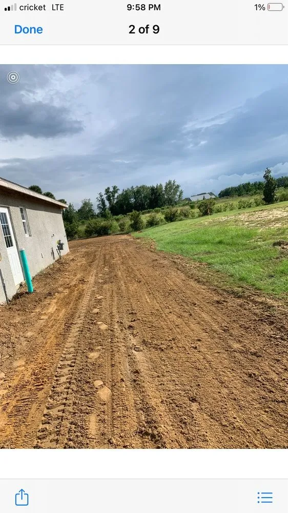 Custom yard cleanup service for residential properties in Bushnell, FL by Taylor & Sons Ground Breaking LLC