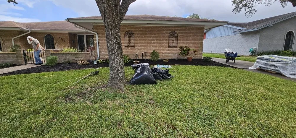 Custom garden landscaping in sulphur springs, TX by Taylor And Sons Landscaping