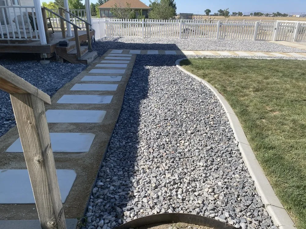Local landscape installation with custom design in Grantsville, UT by Taylor Made Home Improvements