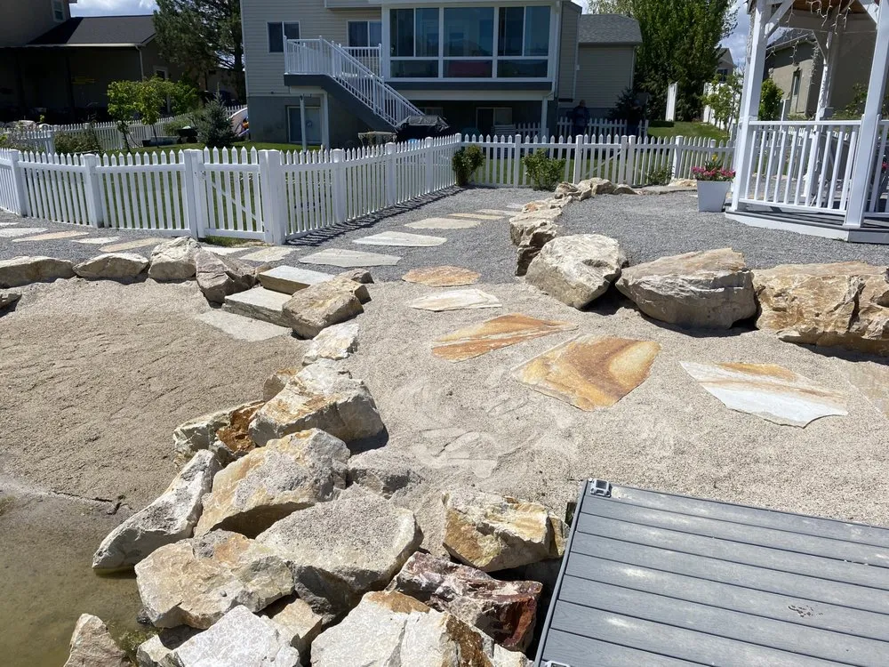 Professional residential landscaping with custom design across Grantsville, UT - Taylor Made Home Improvements