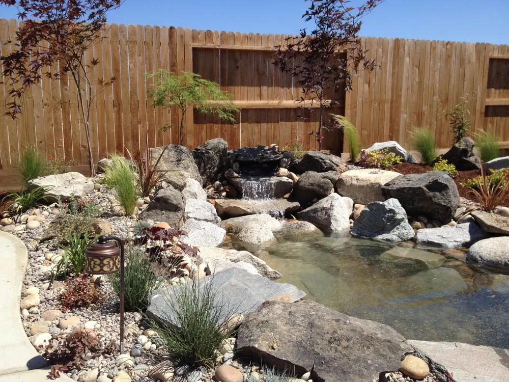 Custom garden landscaping for beautiful yards across Exeter, CA - Taylor Made Landscape & Design