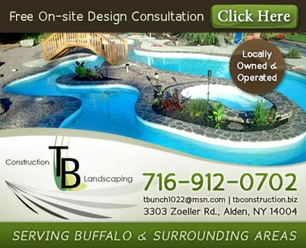 Professional yard maintenance in Alden, NY by TB Construction & Landscaping