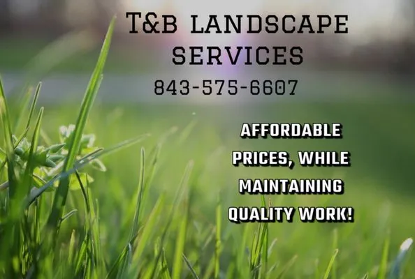 T&B Landscape services Logo