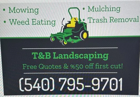 T&B Landscaping Logo