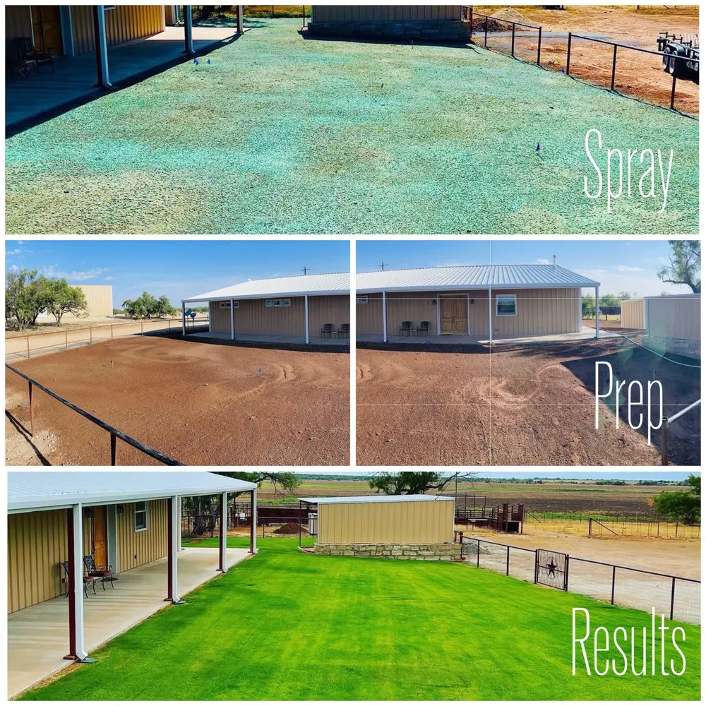 Local lawn mowing service experts serving San Angelo, TX - TBW Hydromulching