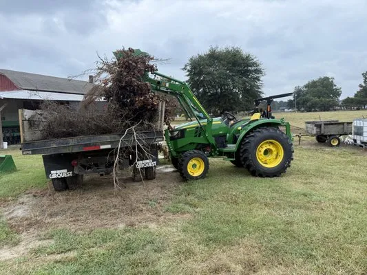 TC Byrd Lawncare and Tractor Logo