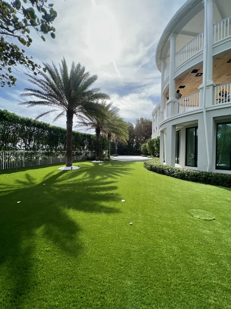 Professional lawn care service for residential properties in Pompano Beach, FL by T&C Landscapes