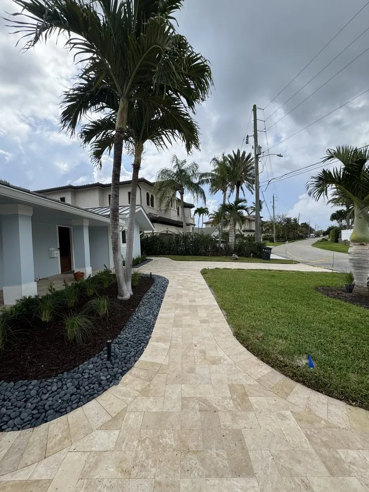 Trusted garden landscaping for residential properties in Pompano Beach, FL by T&C Landscapes