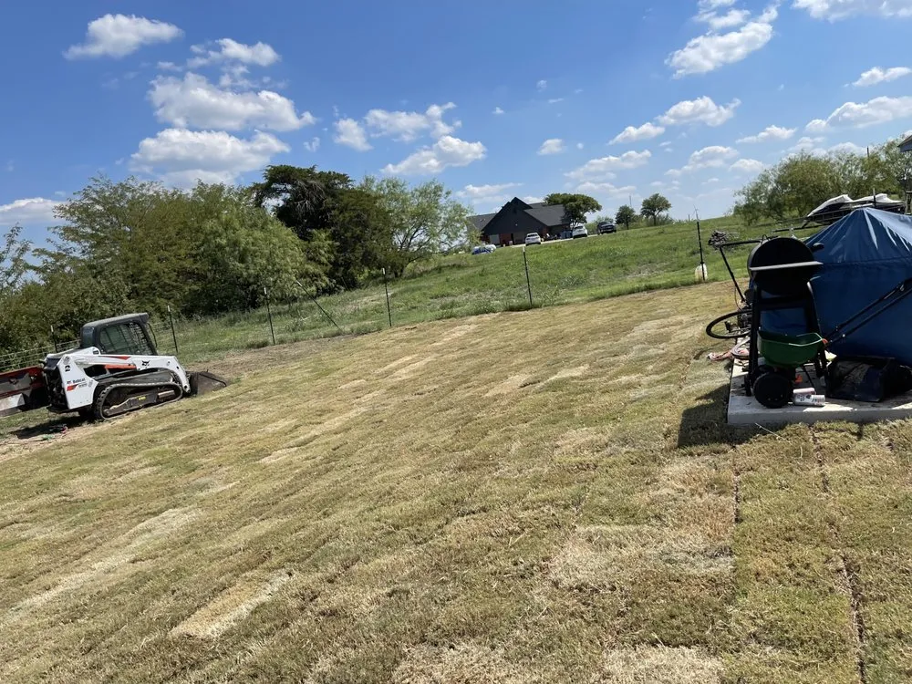 Affordable landscape installation in Hubbard, TX by T&C Lawns and Landscaping