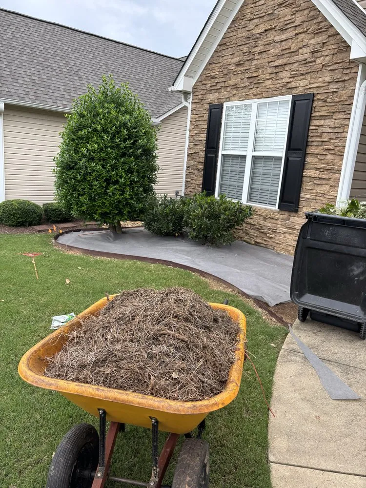 Professional garden landscaping for residential properties across Greer, SC - TC Mulching