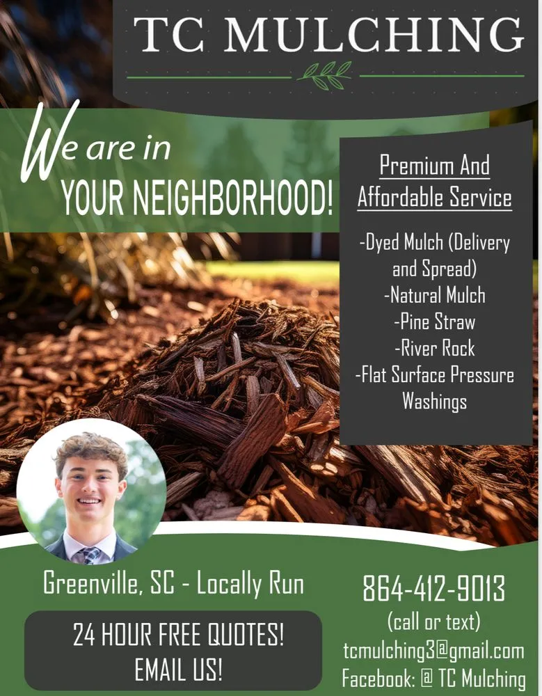 Trusted landscape installation in Greer, SC - TC Mulching