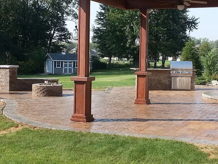 Trusted outdoor landscaping with custom design in Buffalo, NY by T.C. Power Wash & Surface Solutions