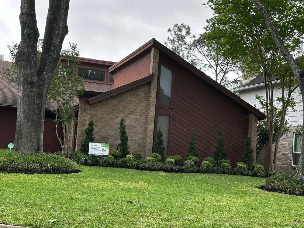 Local lawn mowing service for outdoor upgrades across Houston, TX - Tce Hardscape & Design