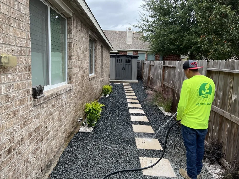 Local lawn mowing service in Houston, TX - Tce Hardscape & Design