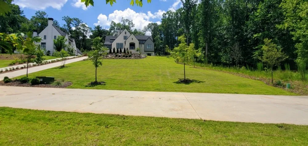 Custom residential landscaping in Douglasville, GA by TCJ Lawncare