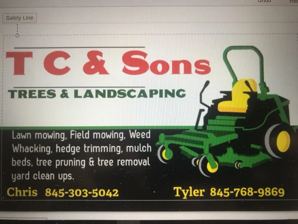 Expert outdoor landscaping with custom design in East Kingston, NY by TC&Sons Tree and Landscaping