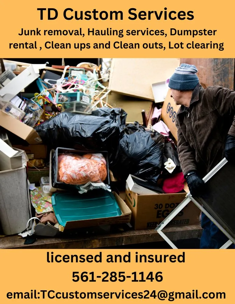 Top-rated garden landscaping for homes across West Palm Beach, FL - TD Custom junk removal Services