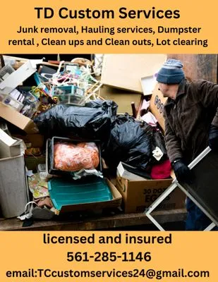 TD Custom junk removal Services Logo