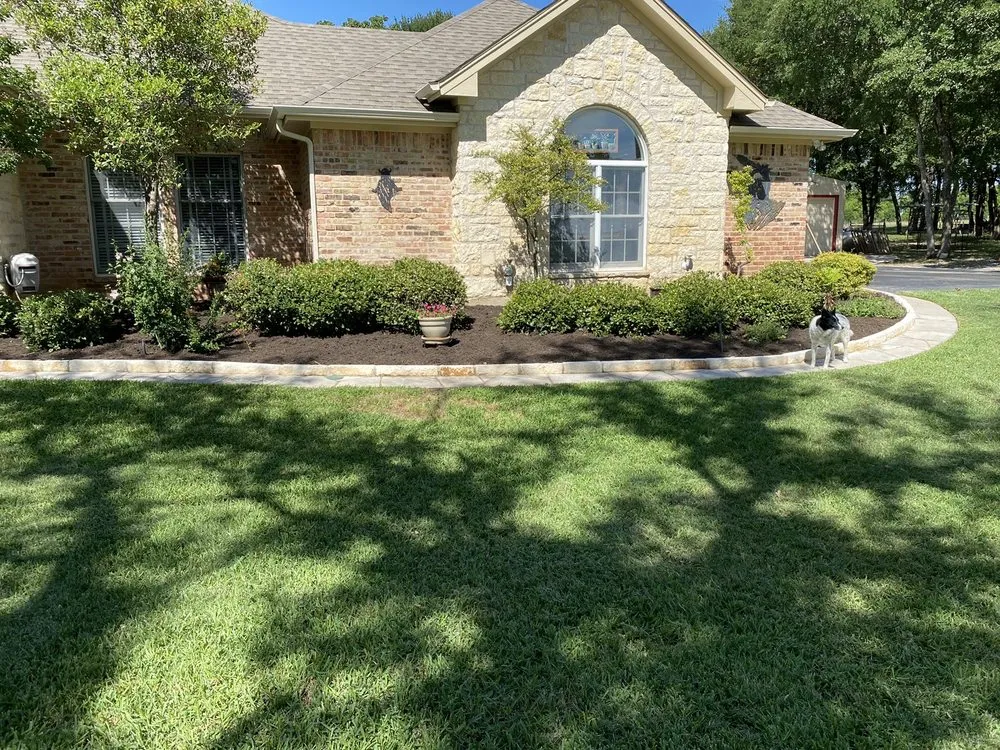Local outdoor landscaping for year-round maintenance in Weatherford, TX by TD Landworks