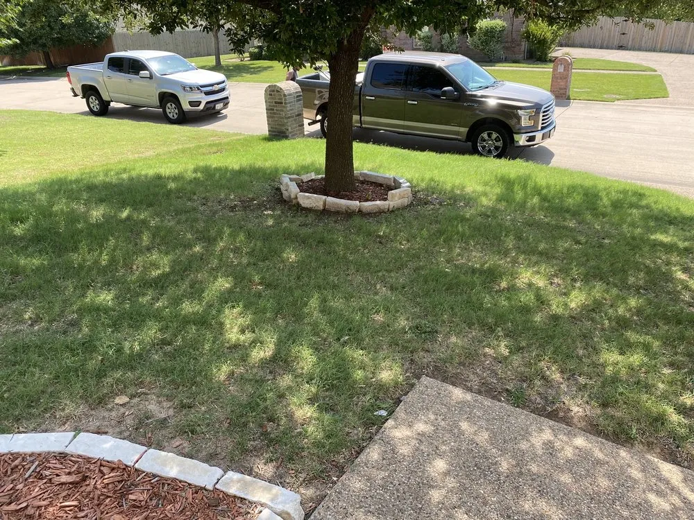 Custom yard cleanup service for beautiful yards across Weatherford, TX - TD Landworks