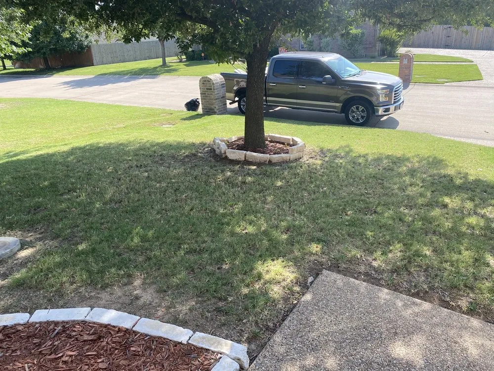 Affordable yard maintenance for beautiful yards in Weatherford, TX by TD Landworks