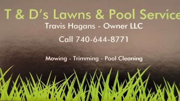 T&D Lawns and Pool Service Logo