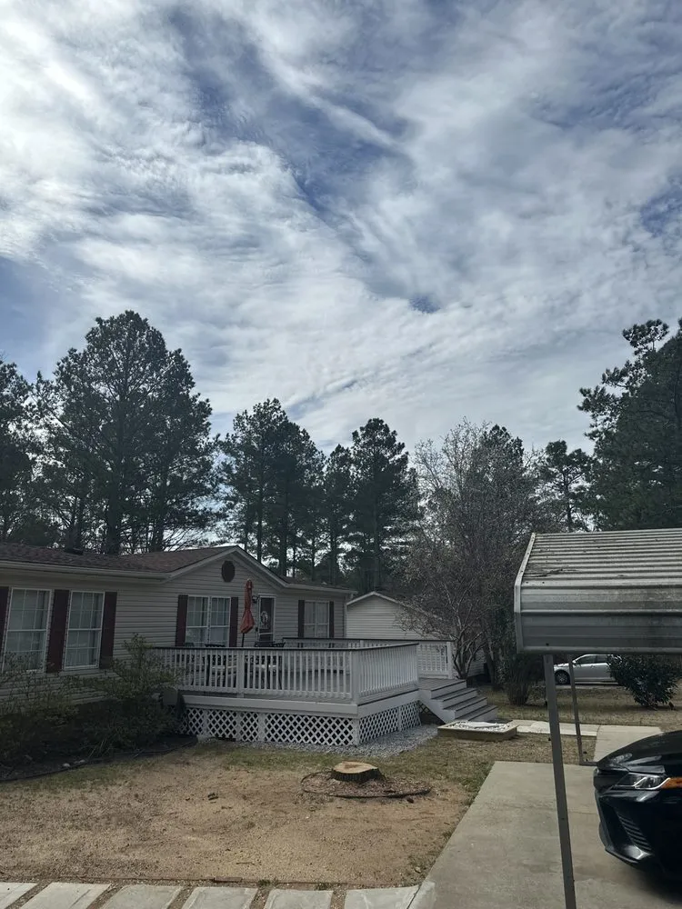 Custom landscape installation in Greenwood, SC by TD TREE AND CONCRETE