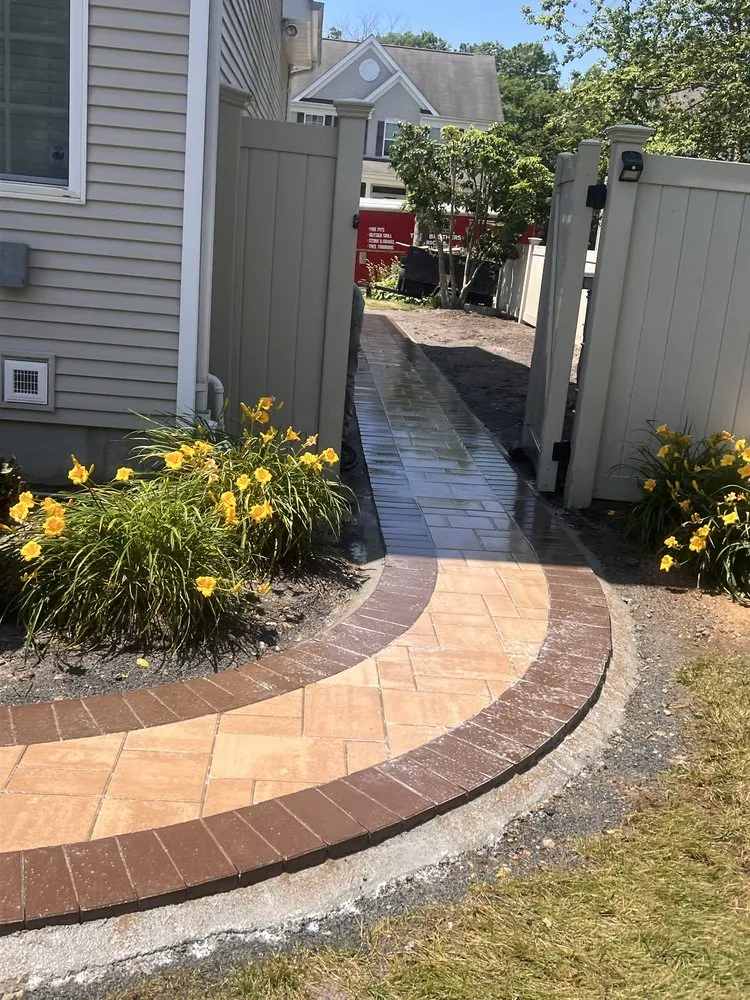 Reliable outdoor landscaping for residential properties in Forked River, NJ by Team Brothers Brick & Pavers