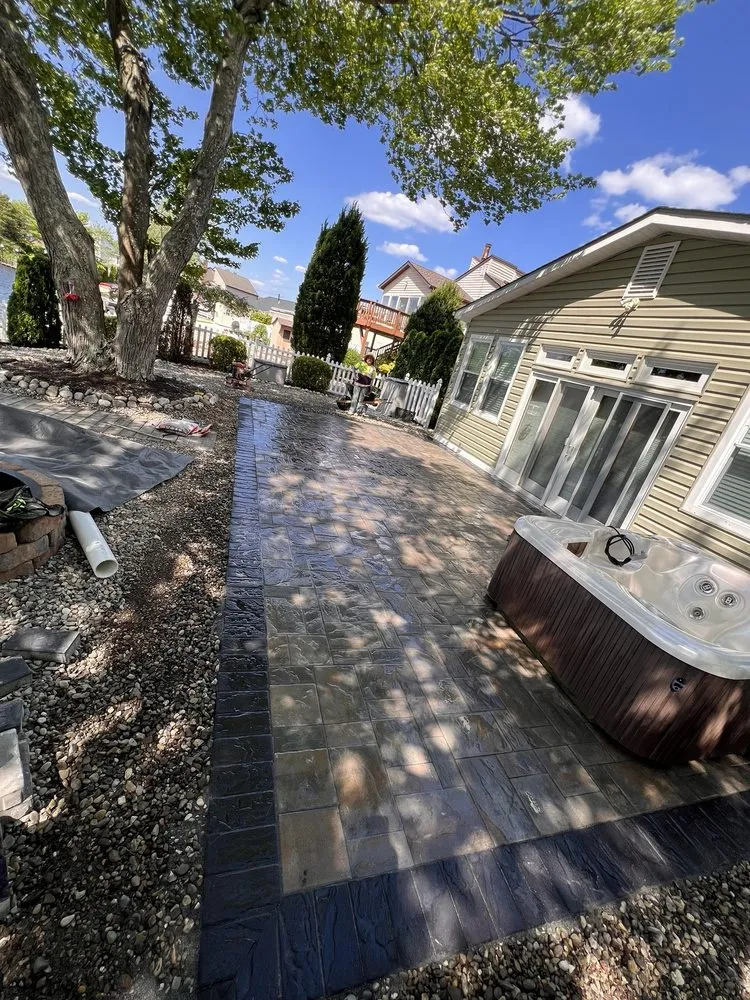 Professional garden landscaping in Forked River, NJ by Team Brothers Brick & Pavers