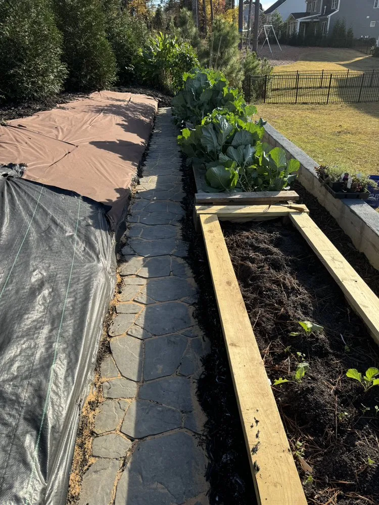 Trusted yard cleanup service with custom design in Cary, NC by Team Brunson Enterprises