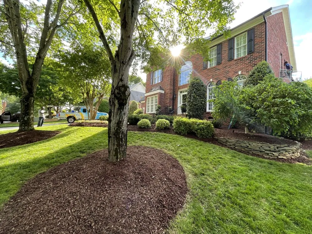 Trusted lawn mowing service for homes in Charlotte, NC by Team Do-it-All