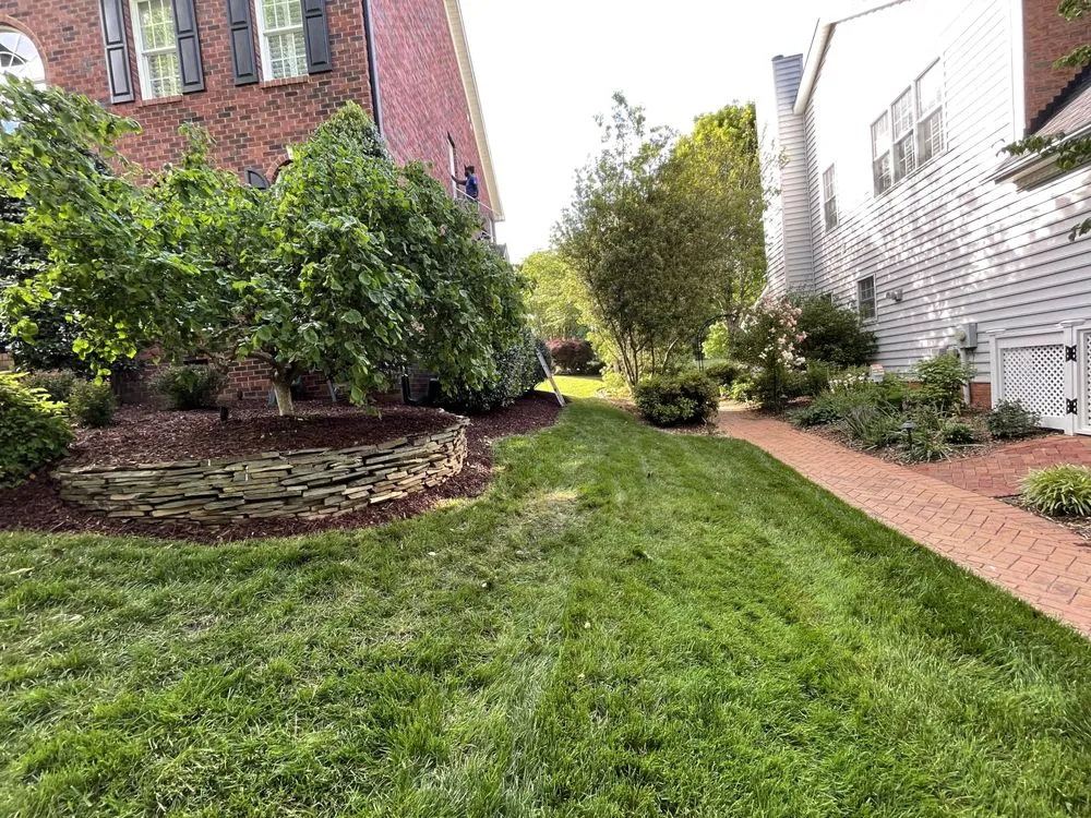 Professional outdoor landscaping in Charlotte, NC by Team Do-it-All