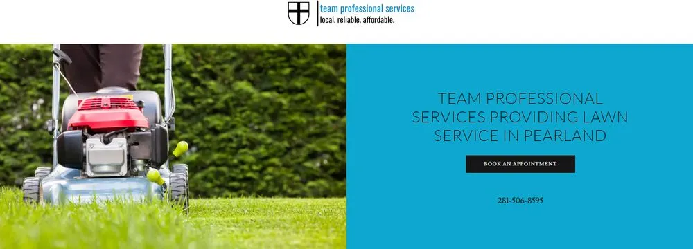 Professional yard maintenance experts serving Pearland, TX - Team Professional Services