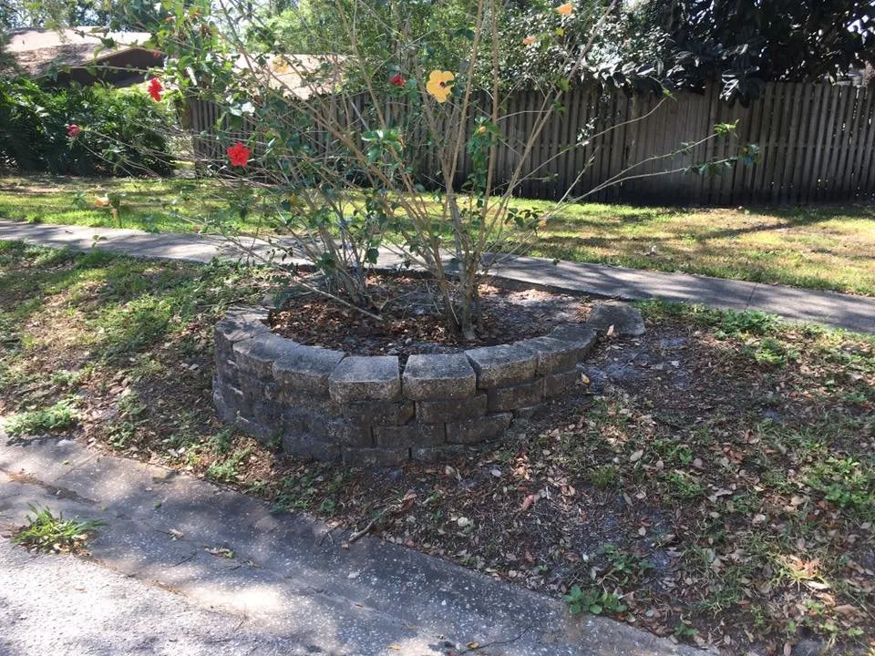 Custom garden landscaping for year-round maintenance across Lutz, FL - Team Reyes Lawn & Maintenance Care