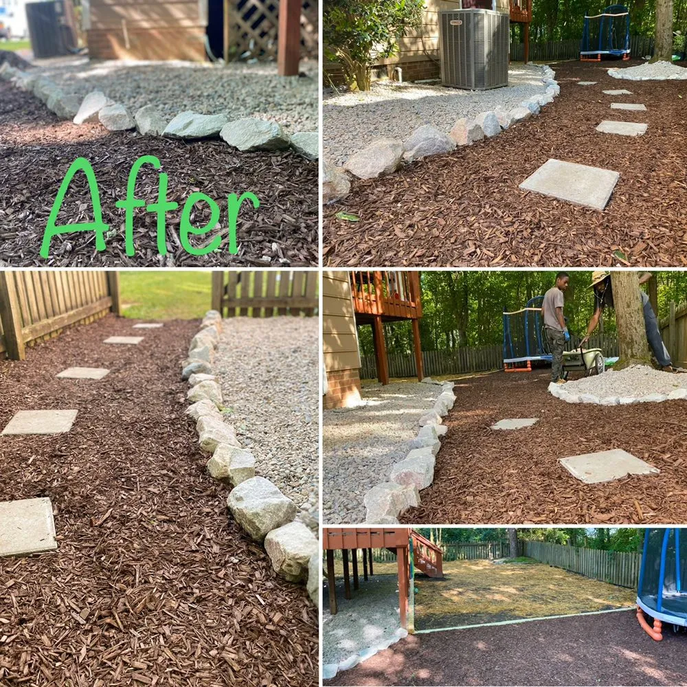 Local landscape design in Raleigh, NC by Teasley Lawn Care Services