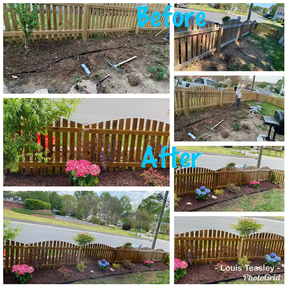 Custom residential landscaping in Raleigh, NC by Teasley Lawn Care Services