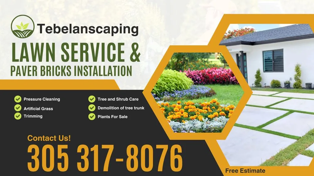 Affordable lawn mowing service in Homestead, FL by Tebelanscaping