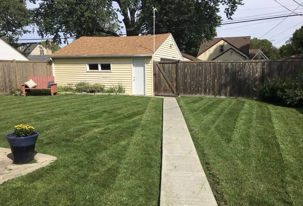 Custom lawn mowing service in Brooklyn Park, MN by Tedious LLC