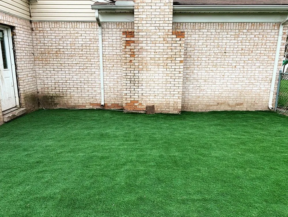 Local lawn mowing service for residential properties in Detroit, MI by Teek Landscaping