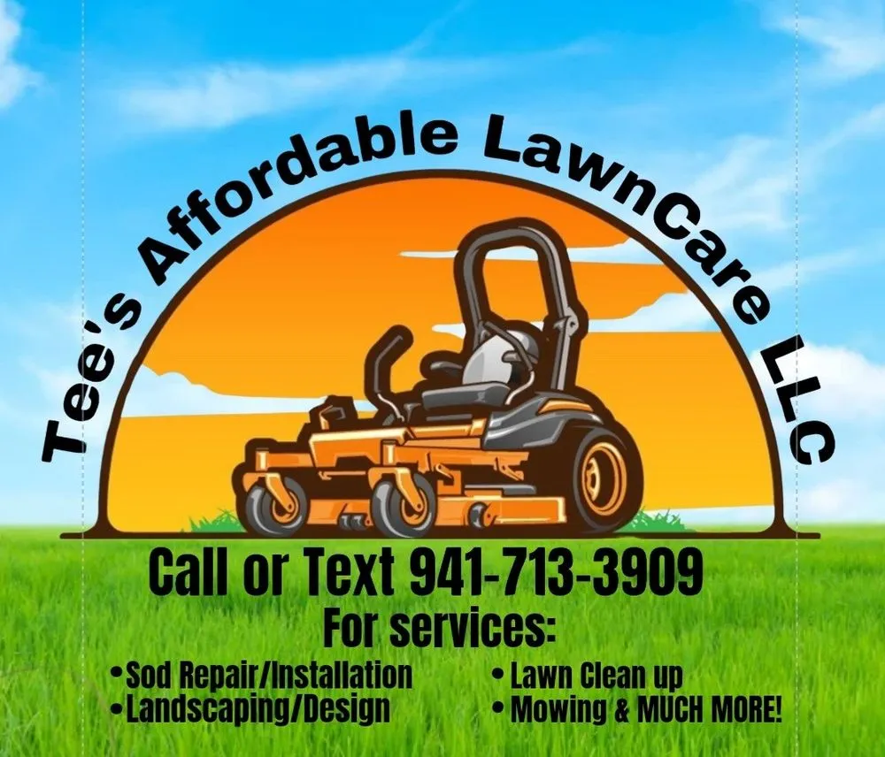Top-rated lawn mowing service in West Palm Beach, FL - Tee's Affordable Lawn care