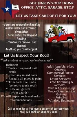 Tejas Junk Removal Logo