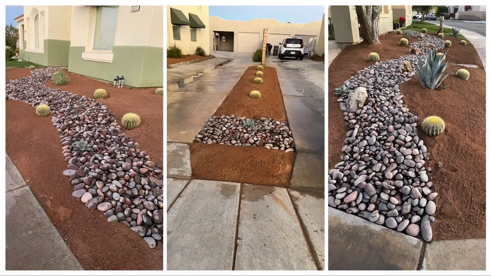 Custom landscape design in Indio, CA by Tellez Paradise Landscape & Gardening