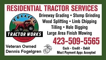 Professional outdoor landscaping near you across Tellico Plains, TN - Tellico Tractor Works