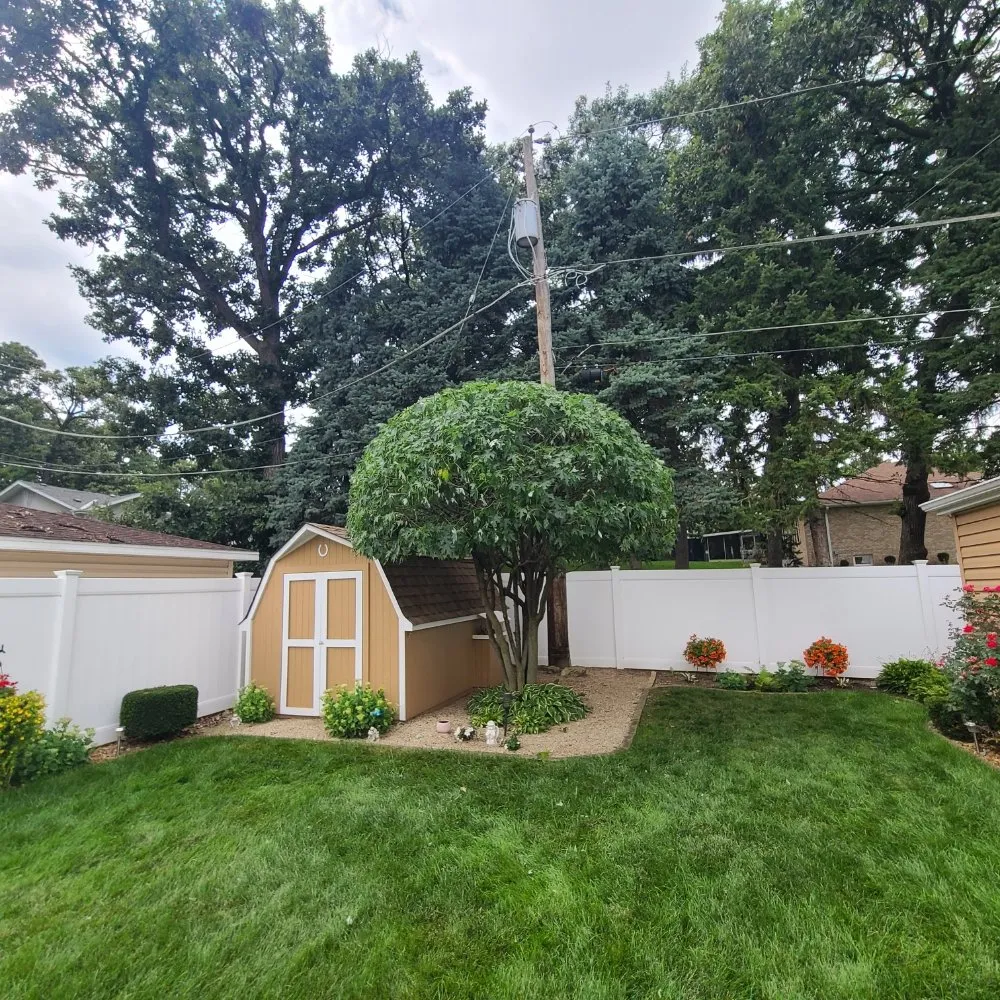 Expert outdoor landscaping with custom design in Posen, IL by Tello And Son's