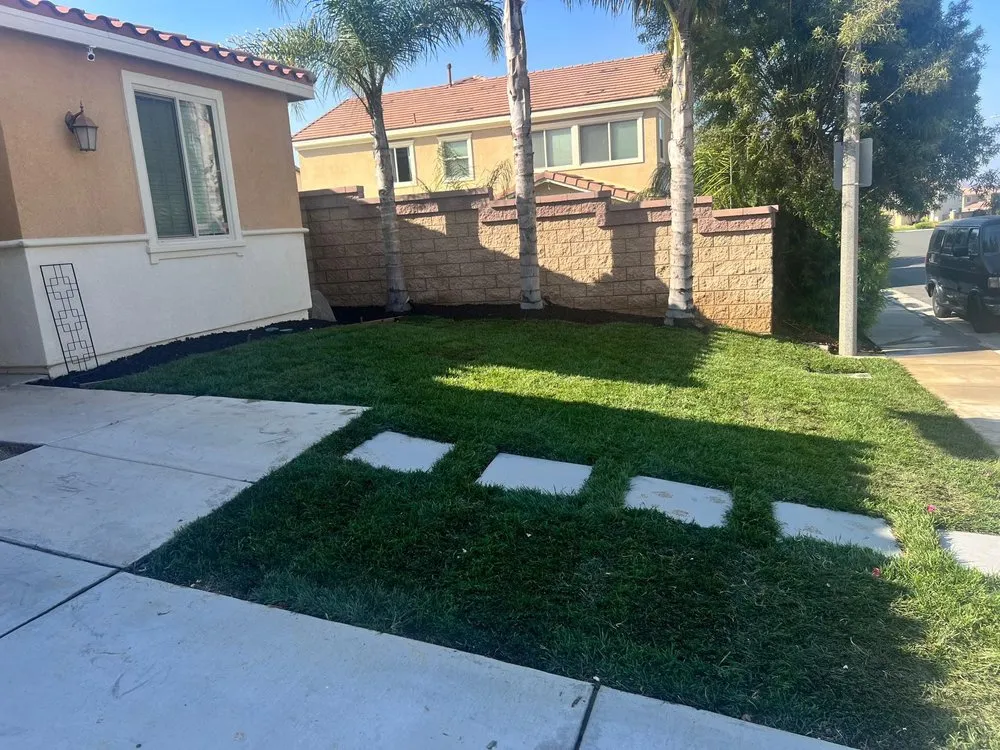 Custom landscape installation in Hemet, CA by Temecula Valley Landscaping
