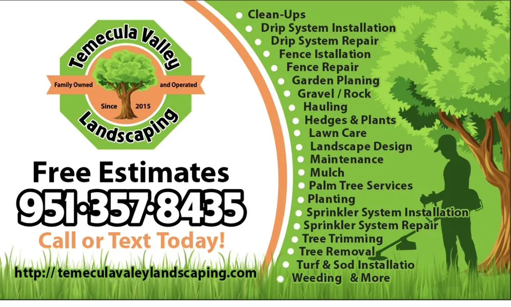 Custom yard cleanup service in Hemet, CA - Temecula Valley Landscaping