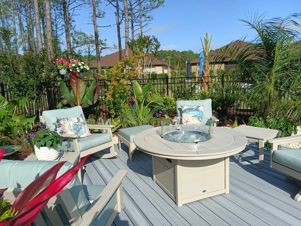 Custom garden landscaping for beautiful yards in Wilmington, NC by Temple of Bloom Landscaping & Design