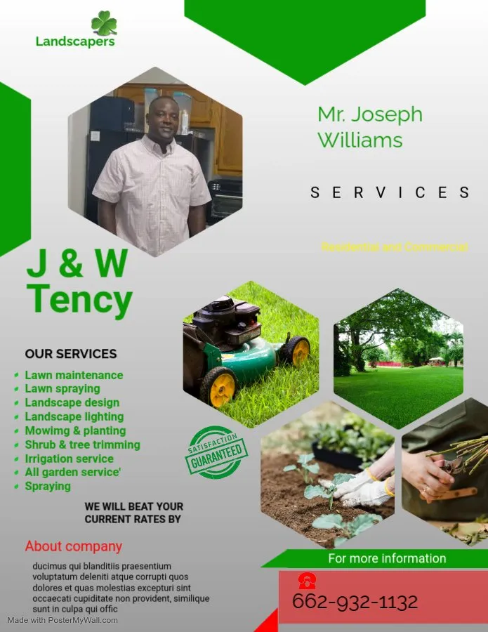 Expert outdoor landscaping in Southaven, MS - Tency J & W Lawn Services