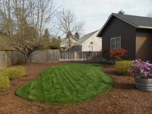 Professional lawn mowing service in Eugene, OR by Tender Earth Yard Care